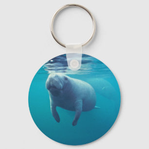 Florida Manatee Keychain