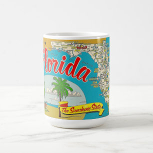 Florida Map Coffee Mug