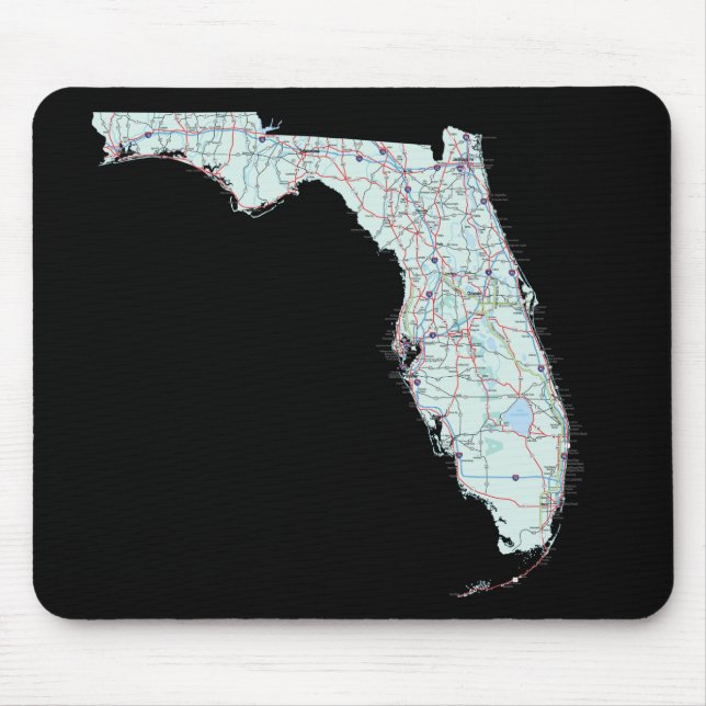 Florida Map Mousepad (Front)