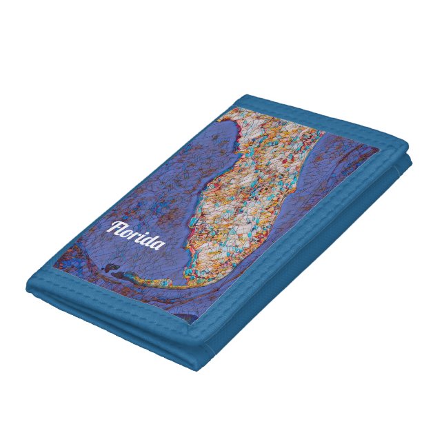 Florida Map Tri-fold Wallet (Bottom)