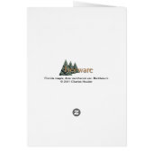 Florida Maple in Autumn Cards (Back)