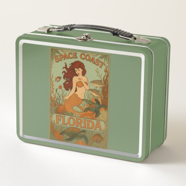 Florida Mermaid lunch box (Front)