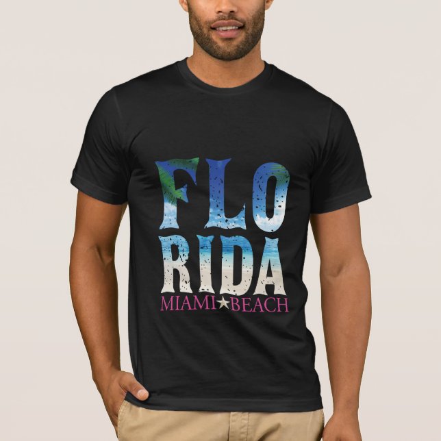 Florida, Miami Beach T-Shirt (Front)