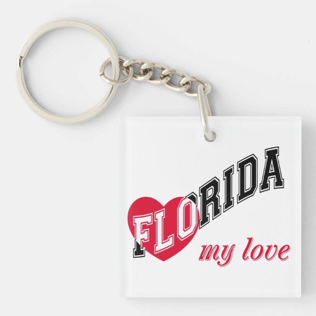 Florida my love keychain (Front)