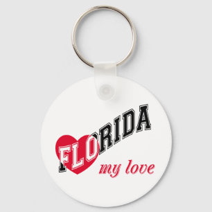 Florida my love keychain