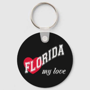 Florida my love keychain