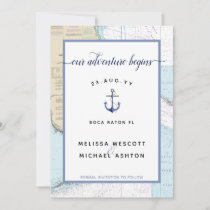 Florida Nautical Anchor | Destination Wedding Save The Date