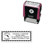 Florida Notary Public Self Inking Rubber Stamp