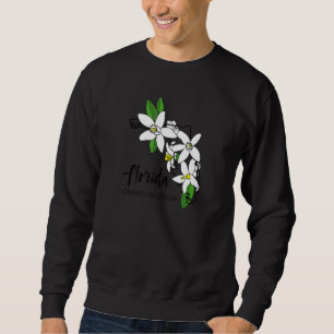 Florida Orange Blossom Flower Sweatshirt