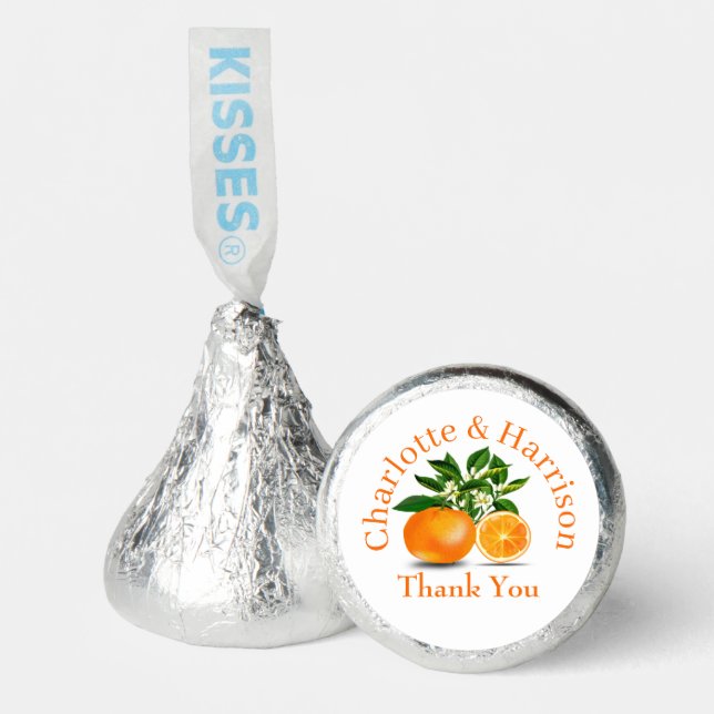 Florida Orange Blossom Wedding Favor (Front)