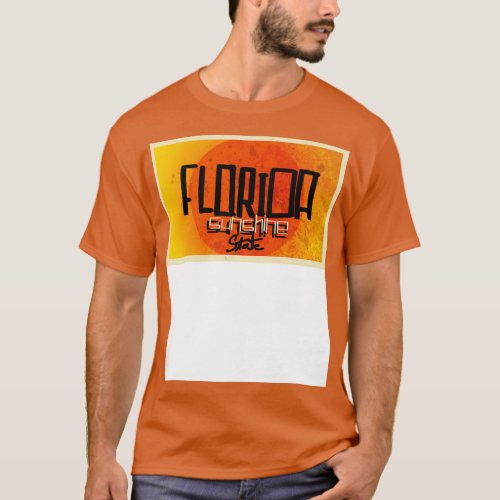 Florida orange vintage poster T_Shirt