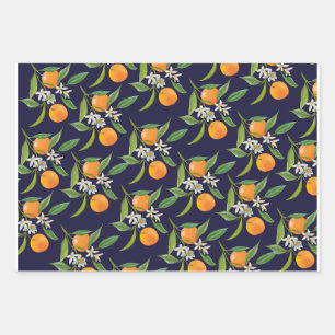 Florida Orange Wrapping Paper Sheets