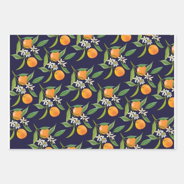 Florida Orange Wrapping Paper Sheets (Front)