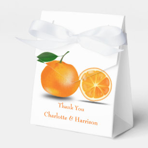 Florida Oranges Wedding Favor Boxes