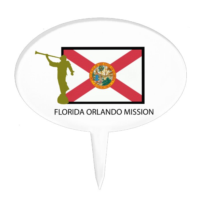 FLORIDA ORLANDO MISSION LDS CTR CAKE TOPPER