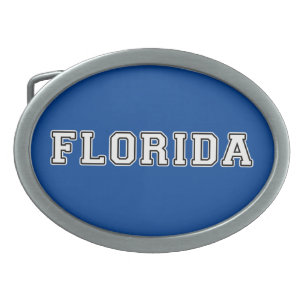 Florida Oval Belt Buckle