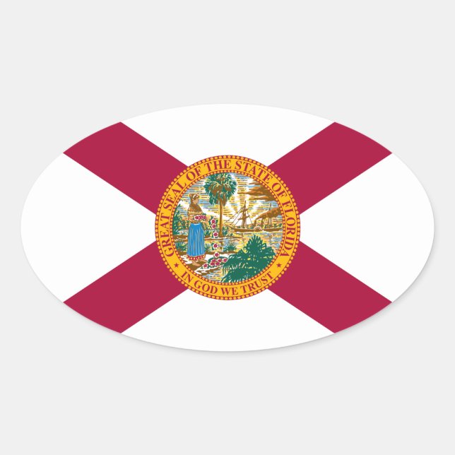 Florida Oval Sticker (Front)