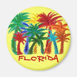 Florida palm tree magnet