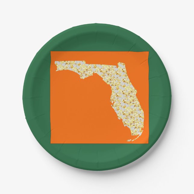 FLORIDA    PAPER PLATES (Front)
