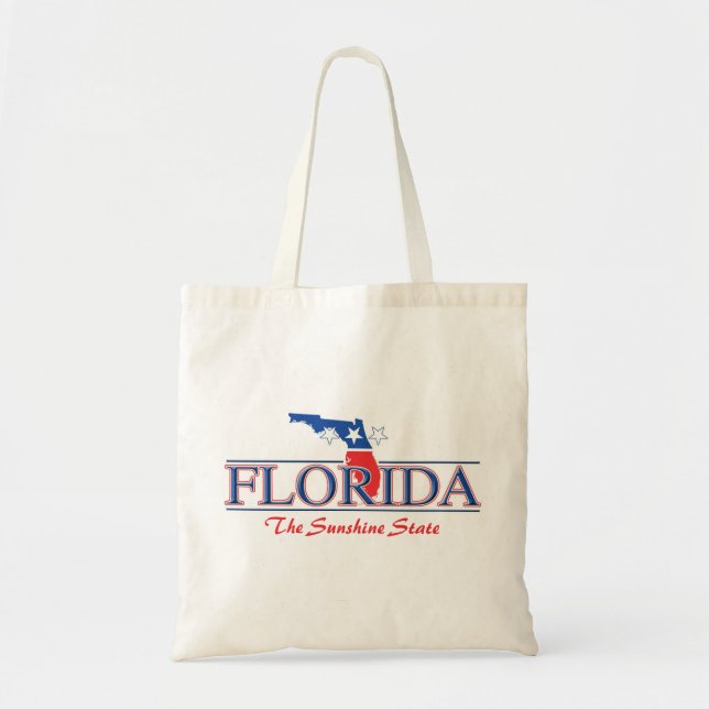 Florida Patriotic Budget Tote Bag (Front)