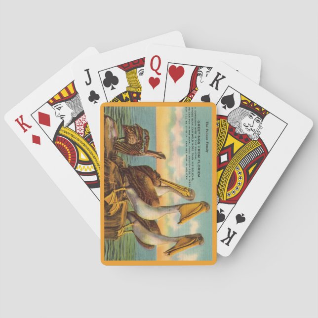 Florida Pelicans Playing Cards (Back)