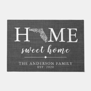 FLORIDA Personalized State Doormat
