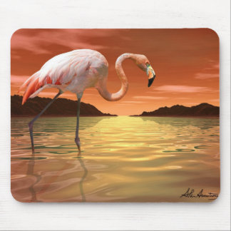 Florida Pink Flamingo Mousepad