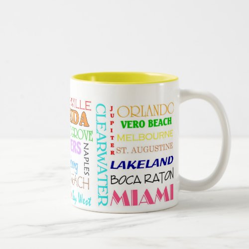 Florida places mug