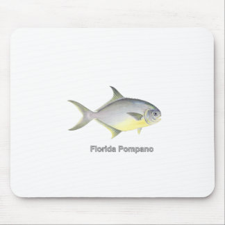 Florida Pompano (titled) Mouse Pad