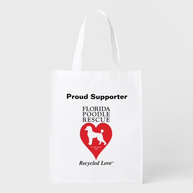 Florida Poodle Rescue shopping bag (Front)
