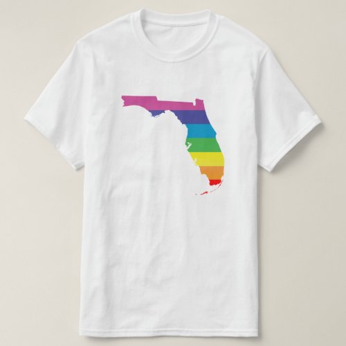 florida pride striped T_Shirt