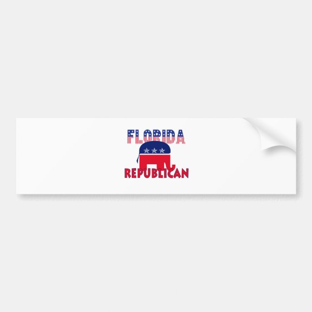 Florida Republican Bumper Sticker (Front)