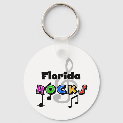 Florida Rocks Keychain