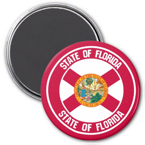 Florida Round Emblem Magnet