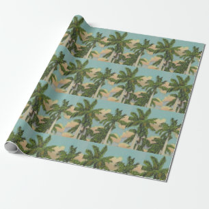 Florida Royal Palms Wrapping Paper