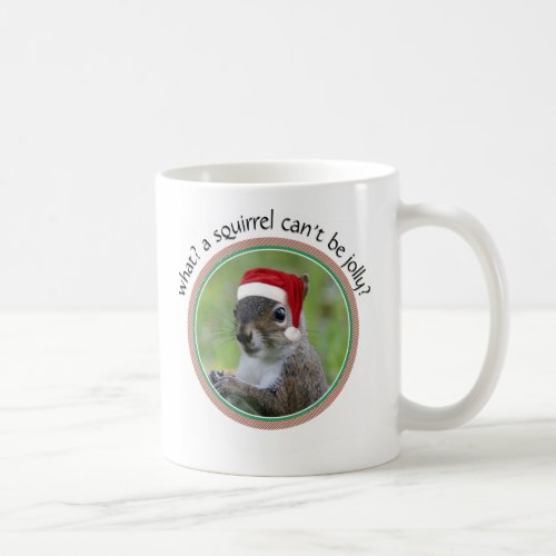 Florida Santa Squirel A Squirrel Cant Be Jolly Coffee Mug