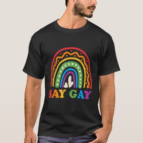 Florida Say Gay Rights Gay Trans Proud Lgbtq T_Shirt