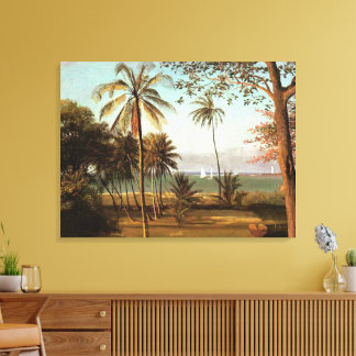 Florida Scene, fine art painting, Canvas Print