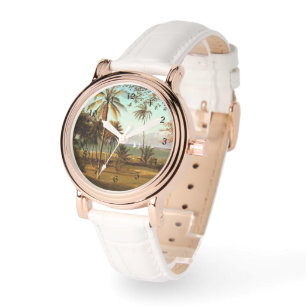 Florida Scene - Painting by Albert Bierstadt Watch