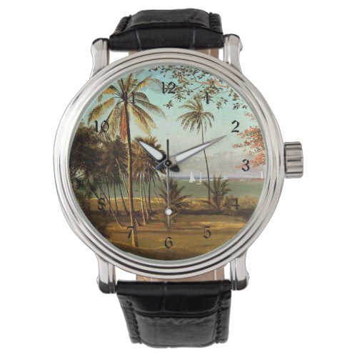 Florida Scene _ Painting by Albert Bierstadt Watch