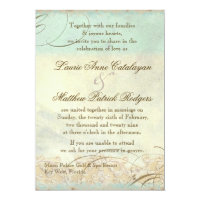 Florida Sea Turtle Modern Coastal Ocean Beach Invitation