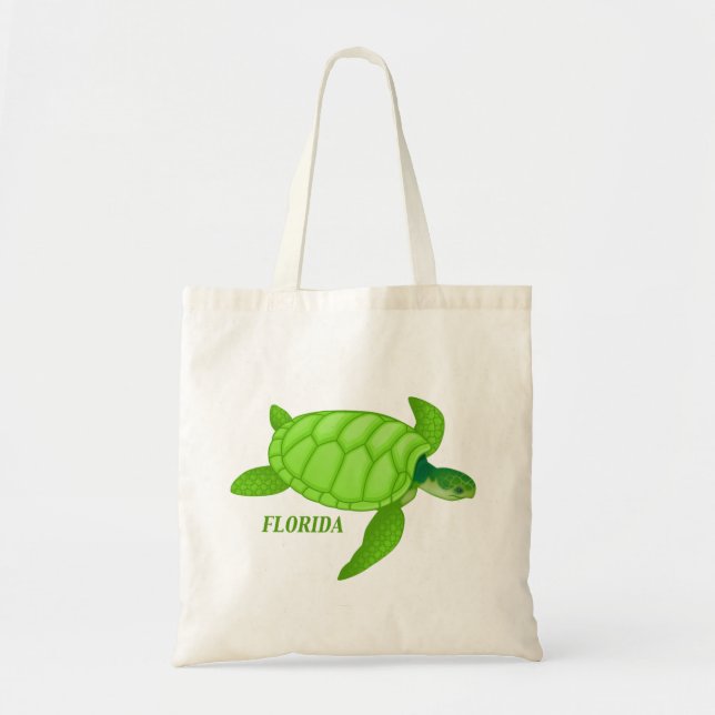 Florida Sea Turtle Tote. Tote Bag (Front)
