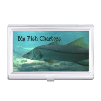 Florida Snook Business Card Holder by shotwellphoto at Zazzle