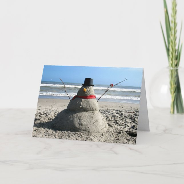 Florida Snowman - Greeting Card (Front)