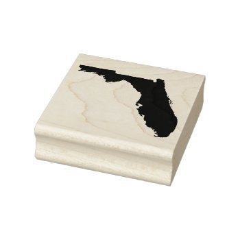 Florida Solid Rubber Art Stamp by LizzieAnneDesigns at Zazzle