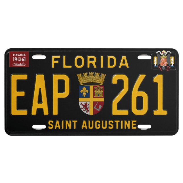 Florida Spain Plate (Front)