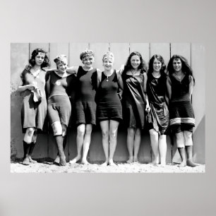 Florida Spring Break Bathing Beauties 1920 Poster