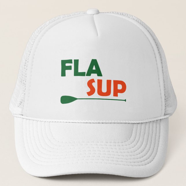 Florida Stand Up Paddling Trucker Hat (Front)