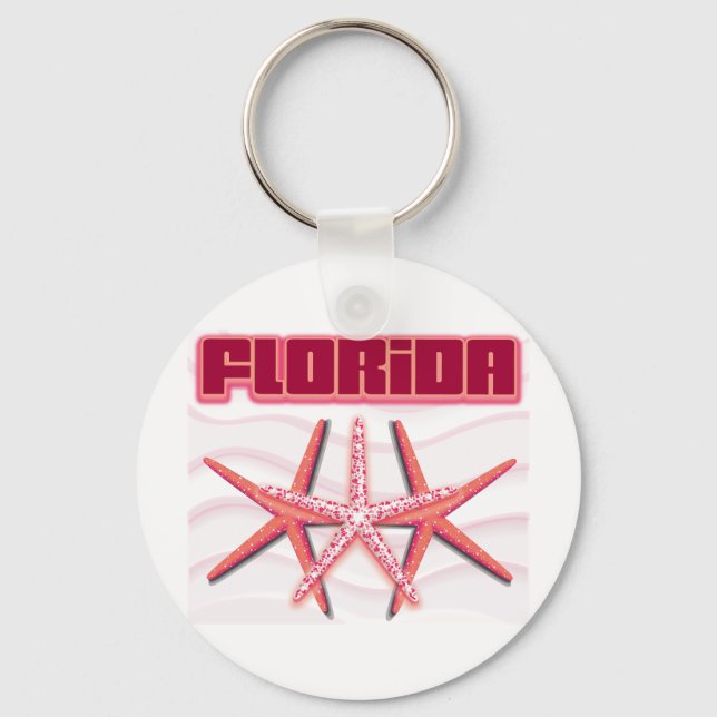 Florida Starfish Keychain (Front)