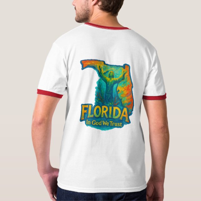 Florida State Artistic T-Shirt – Oil Paint Brush- (Back)